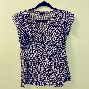 Club Monaco ruffle blouse